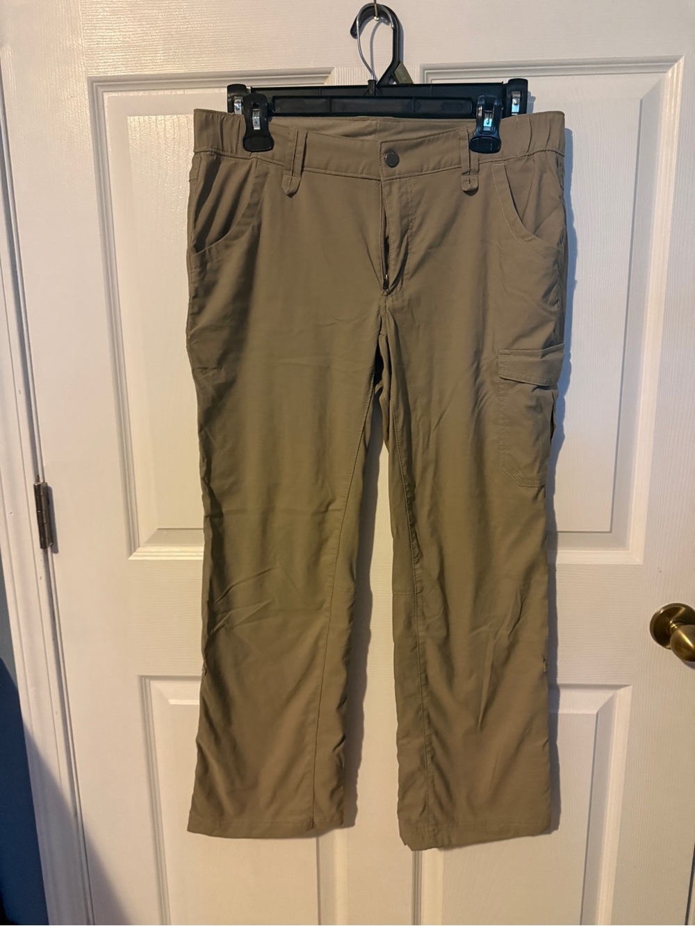 Duluth Trading Co Tan Straight-Leg Utility Pants